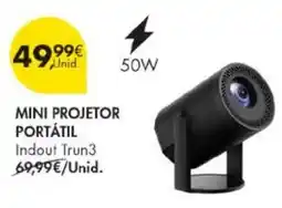 Pingo Doce Mini projetor portátil Indout Trun3 promoção