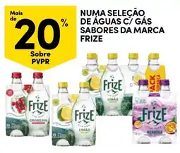 Continente Águas c/ gás sabores da marca frize promoção