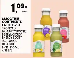 Continente Smoothie continente equilíbrio promoção