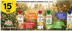 Continente Compal nos sumos da marca compal promoção