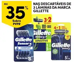 Continente gillette sensor3 promoção