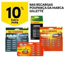 Continente Nas recargas poupança da marca gillette promoção