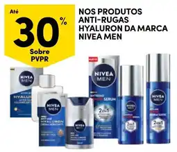 Continente nos produtos anti-rugas hyaluron da marca nivea men promoção