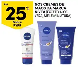 Continente Nivea cremes de mãos promoção