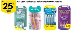 Continente descartáveis de 3 lâminas da marca venus promoção