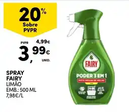 Continente Spray fairy limão promoção