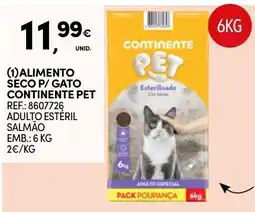 Continente alimento seco p/ gato continente pet promoção