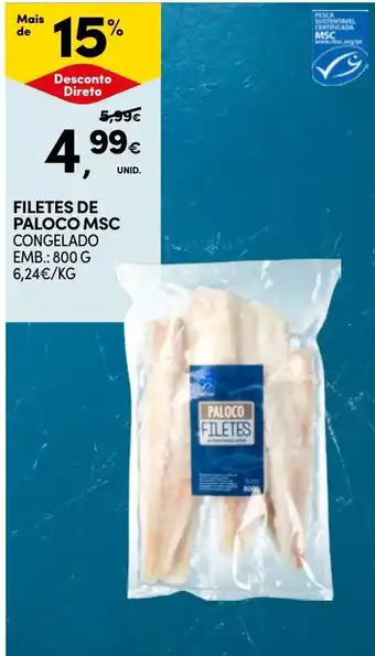 Continente Filetes de paloco msc promoção