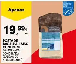 Continente Posta de bacalhau msc continente promoção