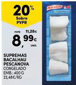 Continente Supremas bacalhau pescanova promoção