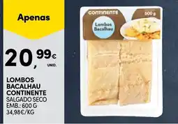 Continente lombos bacalhau continente promoção