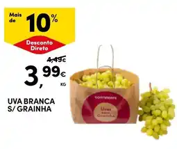 Continente Uva branca s/ grainha promoção