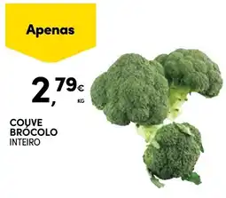 Continente couve brocolo inteiro promoção