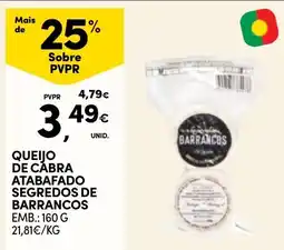 Continente Queijo de cabra atabafado segredos de barrancos promoção