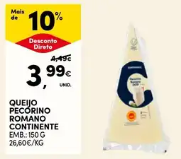 Continente Queijo pecorino romano continente promoção