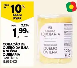 Continente Coração de queijo da ilha a nossa queijaria promoção