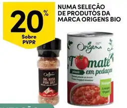 Continente Numa seleção de produtos da marca origens bio promoção