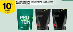 Continente Nas proteínas whey prime e vegan da marca prozis promoção