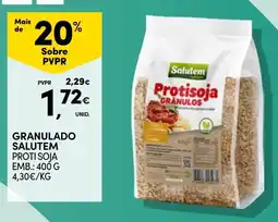 Continente granulado salutem proti soja promoção