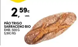 Continente Pão trigo sarraceno bio promoção