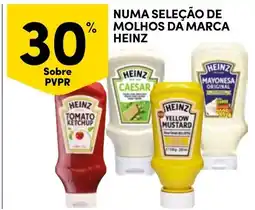 Continente numa seleção de molhos da marca heinz promoção