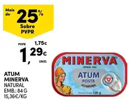 Continente Atum minerva natural promoção