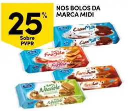 Continente Nos bolos da marca midi promoção