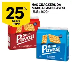 Continente Nas crackers da marca gran pavesi promoção