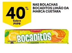Continente Bocaditos limão da marca cuetara promoção