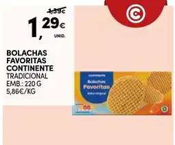 Continente Bolachas favoritas continente promoção