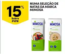 Continente Numa seleção de natas da marca mimosa promoção