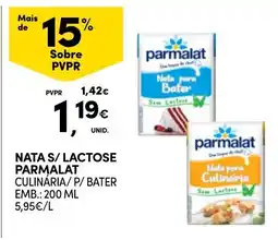 Continente nata s/ lactose parmalat promoção