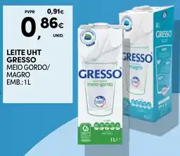 Continente Leite uht gresso meio gordo/magro promoção
