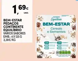 Continente Bem-estar pedaços continente equilíbrio promoção