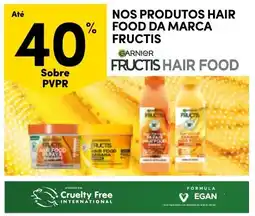 Continente nos produtos hair food da marca fructis garnier fructis hair food promoção