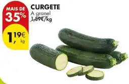 Pingo Doce Curgete promoção