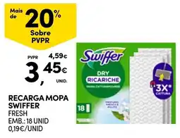 Continente Recarga mopa swiffer fresh promoção