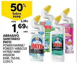 Continente Abrasivo sanitário pato power marine/forest/hibiscus hyper/mint mission promoção