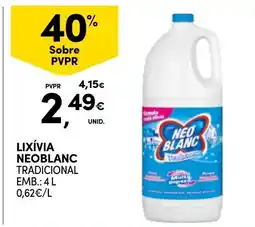 Continente Lixívia NeoBlanc Tradicional promoção
