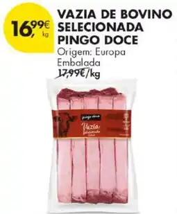 Pingo Doce Vazia de bovino selecionada pingo doce promoção