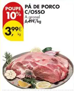 Pingo Doce Pá de porco c/osso promoção