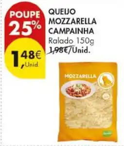 Pingo Doce Queijo mozzarella campainha promoção
