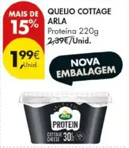 Pingo Doce Queijo cottage arla promoção