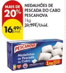 Pingo Doce medalhões de pescada do cabo pescanova promoção