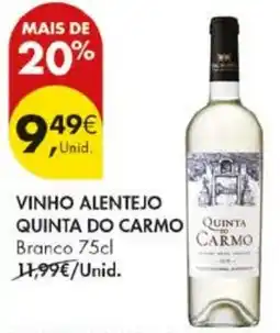 Pingo Doce vinho alentejo quinta do carmo promoção