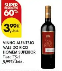 Pingo Doce vinho alentejo vale do rico homem superior promoção
