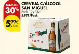 Pingo Doce cerveja c/álcool san miguel promoção