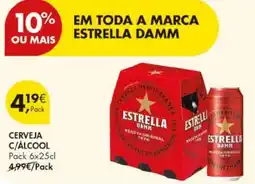 Pingo Doce Cerveja c/álcool estrella damm promoção