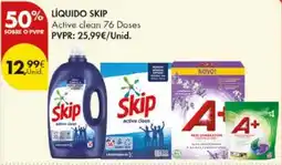 Pingo Doce Líquido skip active clean promoção