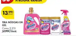Pingo Doce Tira nódoas em gel vanish promoção